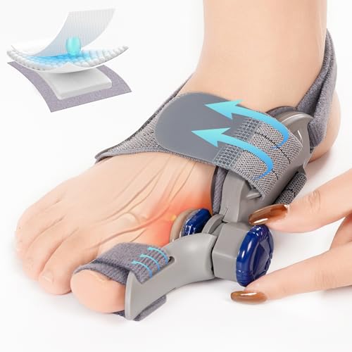 IvyWorkshop New Upgrade Treatmedy Bunion Corrector for Women & Men, Adjustable Bunion Fix Splint with Silicone Pad - Big Toe Straightener for Hallux Valgus Pain Relief, Fits Left/Right Feet