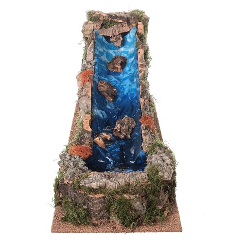  Holyart Cascata Grande con Pompa presepe 10 cm 25x60x20cm