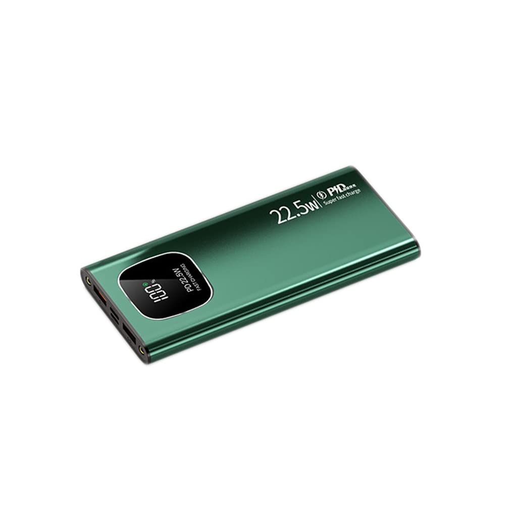 Power bank ultradelgado 20000 mAh y 22.5W QC3.0 XCC batería externa verde