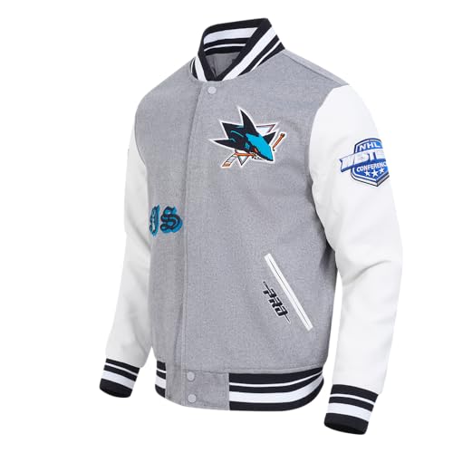 Image of Pro Standard Mens NHL Old English Varsity Jacket