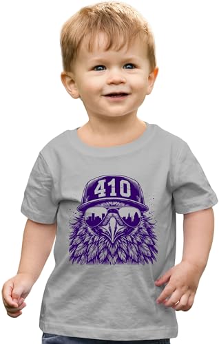 Go All Out Raven Wearing 410 Hat and Sunglasses Mens Toddler Women Youth T-Shirt