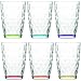 Produktbild Lav Coral Trinkgläser 6 Stück Farbige Wassergläser 415ml Artemis