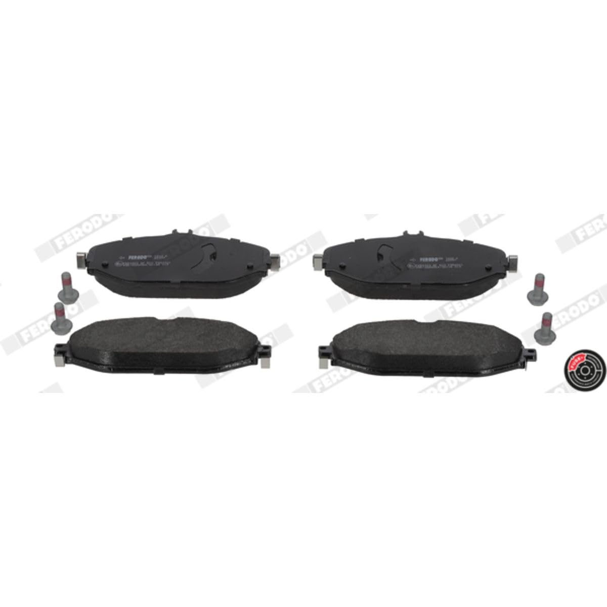 KIT PASTIGLIE FRENO FERODO ANTERIORI PER OPEL - FDB173