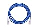 Monoprice Cat6 10ft Blue Component Level Patch Cable UTP 28AWG 550MHz Pure Bare Copper Snagless RJ45 SlimRun Series Ethernet Cable