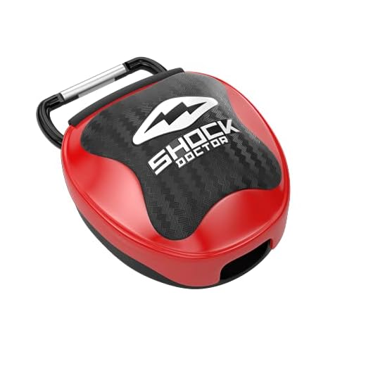 ShockDoctor Erwachsene Mundschutz Box, Red, 11+