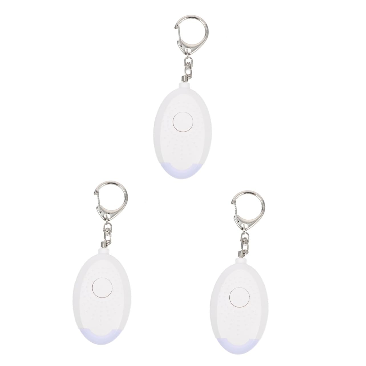 OSALADI 3piezas Alarma Personal De Seguridad para Mujeres con Luz Led Dispositivo De Emergencia Recargable para Protección De Mayores para Correr y Uso Nocturno