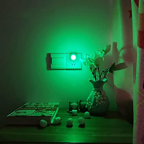 Shulemin Mini LED Night Light for Kids, USB Night Light Soft Light Light-transmitting Lampshade Decorative Desktop Decoration Long Service Life Ambient Light Night Lamp for Bedroom Green