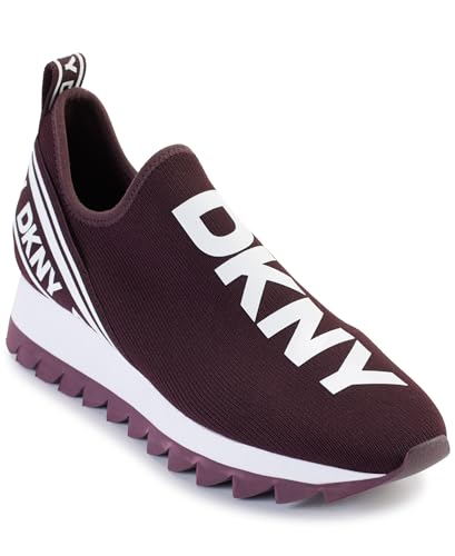 Image of DKNY Women's Abbi Knit Slip on Sneaker with Logo