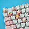 6PCS Cute Custom Keycaps - Cartoon Rabbit Bear Keycap Replacement Key for Cherry MX Mechanical Keyboards, Decoration for Computer Gaming Keyboards