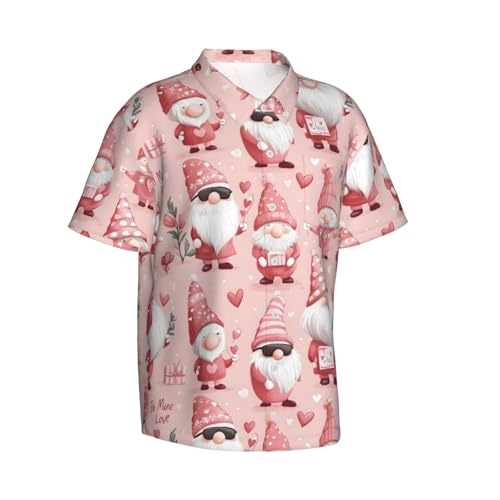Chemise décontractée pour homme au motif de nain pour rester frais en été