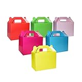 VIELSEITIG EINSETZBAR: Unser Geschenkboxen -Set ist perfekt für Hochzeiten, Partys, Weihnachten, Geburtstagsfeiern und jedes andere Event! Verpacken Sie kleines Spielzeug, Süßigkeiten, Bonbons, klein Malbücher, Stifte oder Ballons mit diesen Geschenkboxen. Nutzen Sie sie als Geschenkschachteln oder als Verpackung für frisch gebackene Kekse.