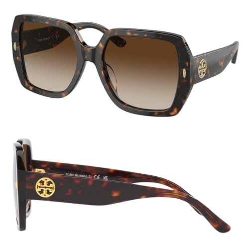Tory Burch TY7191U SQUARE Shape Sunglasses with eSHADES Luxury Eyewear kit Bundle