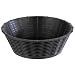 Produktbild APS 40214 Korb "WICKER LOOK", Obstkorb, Brotkorb, Ø 20 cm, Höhe 6,5 cm, Polypropylen, schwarz