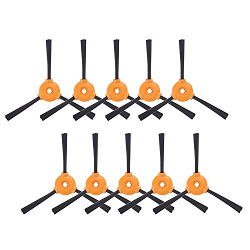 DoubleSun Replacment Part for Ecovacs DEEBOT N79-Side Brushes of Robotic Vacuum Cleaner Accessories(10pcs)
