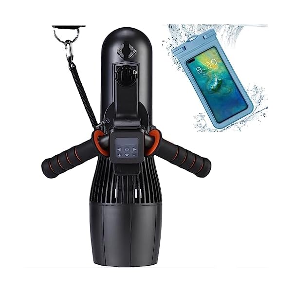 FIFISH 10 km/h Unterwasser-Scooter, 500 W, RC-Suppmotor, 10-Gang-Schalter, 40 m Tiefe, Schwimmbad, See-Scooter für Jet-Surfbrett, Give Away 30 m wasserdichte Tasche