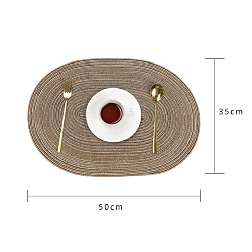 Sets de table en coton lavable pour protéger la table des plats chauds et taches