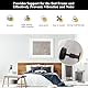 Toionmm 4 Stück Anti Shake Abstandshalter, Verstellbares Anti Shake Bettrahmen Werkzeug, Bett Abstandhalter Wand 30-110mm, Kopfteil Stopper für Betten, Sofas