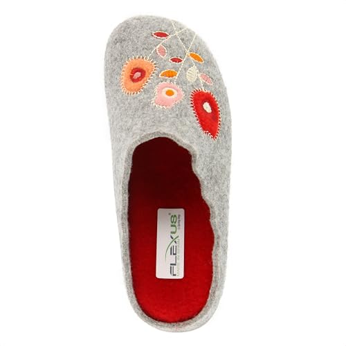 Flexus Women’s Wildflower Wool Slipper – Indoor Outdoor Comfort4