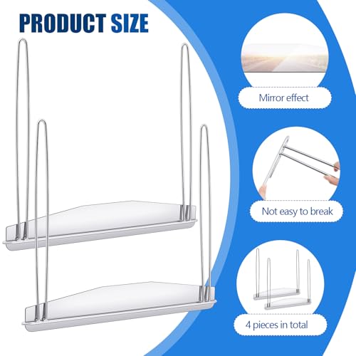 Image of MorningRo 2 Set Mud Flap Weights & Anti-sail Brackets for Semi Trucks, Included 2 Pcs 4 inch x 24 inch Stainless Steel Weights with Backing Plate Mirrored and 2 Pcs 21 inchx24 inch Brackets, Easy to Install