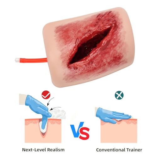 Image of Thigh Wound Packing Trainer kit, Stop The Bleeding Training Kit, Bleed Control Kit for Medical Classes - Carrying Bag