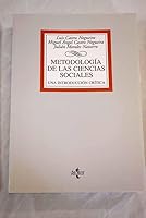 Metodologia De Las Ciencias Sociales/ Methodology of Social Sciences: Una Introduccion Critica / a Critical Introduction (Spanish Edition) 8430943307 Book Cover