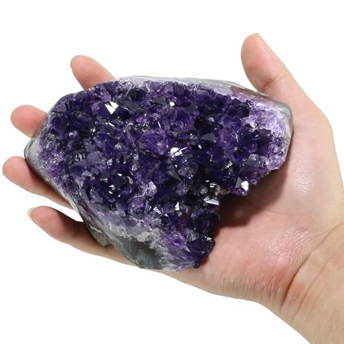 Améthyste brute de 1kg pour lithothérapie et harmonisation des chakras - 4