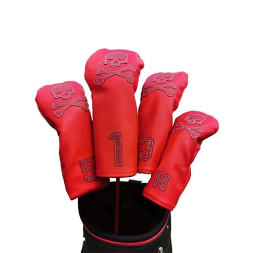 Étui protecteur tête de golf motif ossature cadeau original joueur