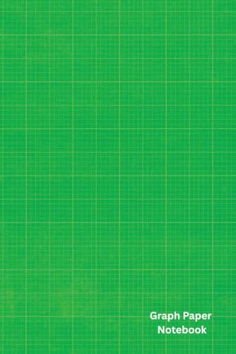 Graph Paper Notebook: 4x4 green for students school home image 2
