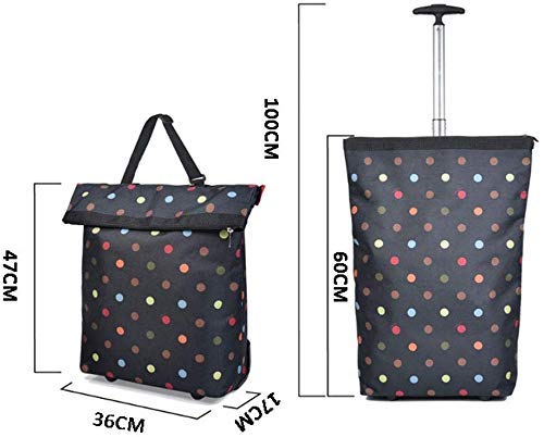 SENWEI Multifunktions-Einkaufstrolley, zusammenklappbar, tragbar, mit doppeltem Verwendungszweck, Intimaufbewahrung… – Bild 3