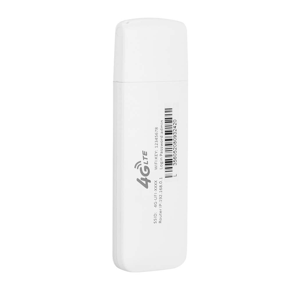 Fyearfly Adaptador de red USB 4G LTE, aumenta la conectividad inalámbrica, evita la congestión de la red, versión europea, enrutador inalámbrico portátil, fácil configuración