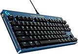Logitech G PRO Mechanical Gaming Keyboard - Ultra-Portable Tenkeyless Design, Detachable USB Cable, LIGHTSYNC RGB Backlit Keys, Official League of Legends Edition (Renewed)