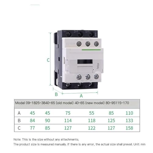 Contacteur CA LC1D50A 48V pour remplacement LC1D40 LC1D65 - 2