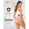 POKARLA-Womens-High-Waisted-Cotton-Underwear-Soft-Breathable-Panties-Stretch-Briefs-Regular-Plus-Size-5-Pack POKARLA Womens Cotton Underwear High Waist Full Coverage Briefs Soft Breathable Postpartum Panties Stretch Underpants Regular & Plus Size