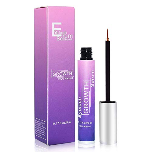 Eyelash Growth Serum Eyebrow Growth Treatment Eyelash Serum Booster Brow Serum Lash Enhancer Irritation Free Formula for Longer Fuller Thicker Lashes