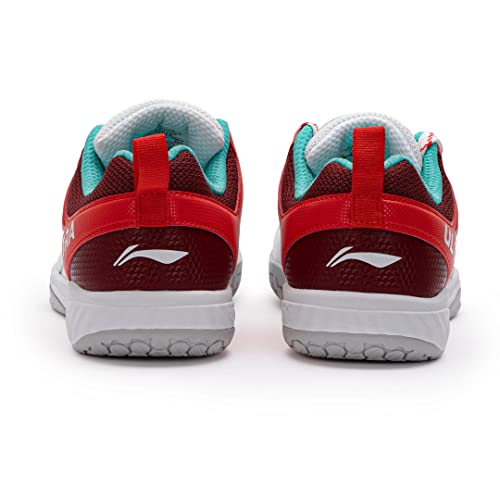 Image of Li-Ning Ultra Speed Badminton Shoe, White /Red /Dark Red