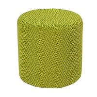 Copri Pouf Rotondo Elasticizzato - Fodera In Velluto Per Sgabelli 37x42cm - Foto 6