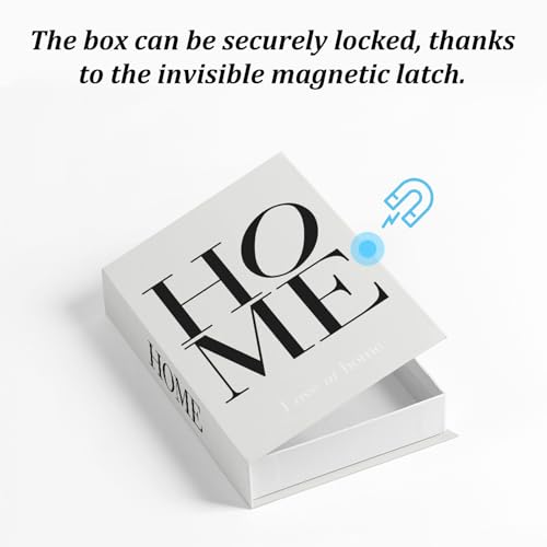 Aohyue Deko Bücher Aufbewahrungsbox, 3 Stück Deko Bücher, Buchattrappe für Heimdekoration, Ästhetische Dekobücher, Stapelbare und Robuste Buchbox, Dekobuch für Couchtisch, Regal & Büro