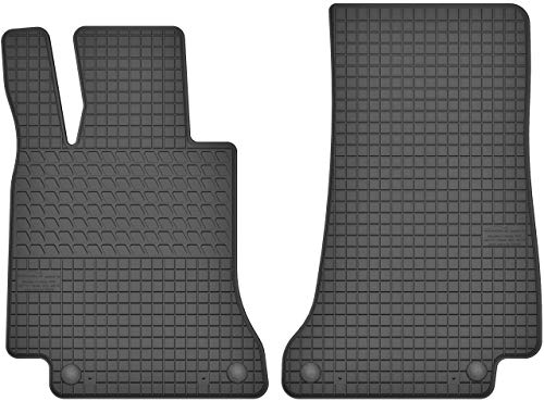 Gummimatten Vorne Gummi Fußmatten Satz für Mercedes-Benz C-Klasse W205 (ab 2014) - 2-teilig -...