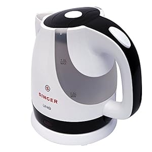 Singer UNO 1 Litre Electric Kettle 1200 Watts (White)