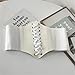 Women Fashion Corset Wide Belt Leather Girdle High Waist Daily(White)