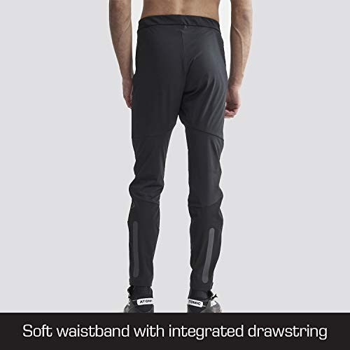 Craft Men’s Pursuit 3/4 Zip Cross Country Ski Pants Black