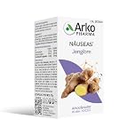 Arkopharma Arkocápsulas Jengibre BIO 40 Cápsulas, Evita Sensación de Náuseas y Mareo en Viajes, Favorece la Digestión, Vegano, Complemento Alimenticio