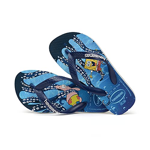 Chinelo Kids Top Spongebob, Havaianas, Adulto Unissex, Branco, 39/40