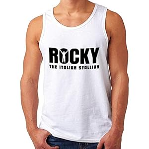 OM3® Rocky Balboa Tank Top Shirt | Heren | The Italian Stallion 70s 80s Cult Boxing Movie | S – 4XL