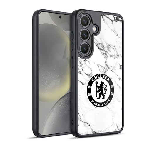 Coque Chelsea FC Marbre Blanc en gel renforcé pour Samsung Galaxy S24 5G Protection de Qualité