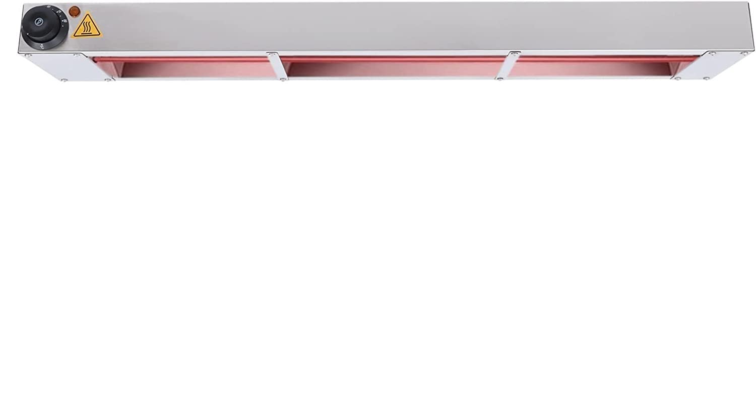 36" Electric Strip Heater 600W 110V Commercial Grade Infrared Food Warmer Temperature Adjustable Overhead Warmer (36 Inch)