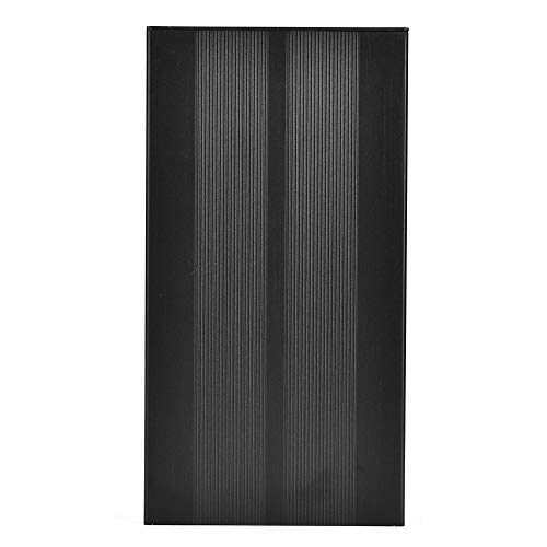 Aluminum Alloy Project Box Electronic Case Enclosure Box Housing DIY PCB Board Audio Amplifier Electronic Case Sand Black 55x106x200mm