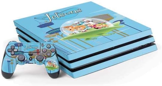 Skinit Decal Gaming Skin Compatible with PS4 Pro Console and Controller Bundle - Officially Licensed Warner Bros The Jetsons Design