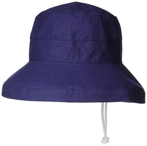 [スカラ] LC484 BALI バリ ハット 帽子 婦人 レディース UVカット 12カラー ネイビー 日本 56-60cm (FREE サイズ)