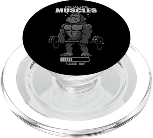 Gorilla Deadlift Palestra Rat Installazione Muscolare Sollevamento Uomini Donne PopSockets PopGrip per MagSafe